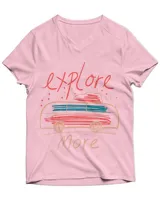 Unisex Jersey SS V-Neck T-Shirt
