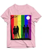 Unisex Jersey SS V-Neck T-Shirt