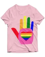 Unisex Jersey SS V-Neck T-Shirt