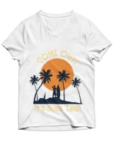 Unisex Jersey SS V-Neck T-Shirt