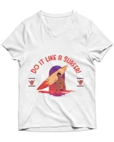 Unisex Jersey SS V-Neck T-Shirt