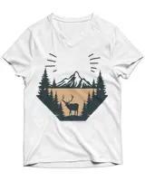 Unisex Jersey SS V-Neck T-Shirt