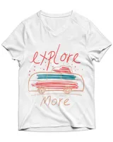 Unisex Jersey SS V-Neck T-Shirt