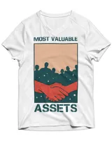 Unisex Jersey SS V-Neck T-Shirt