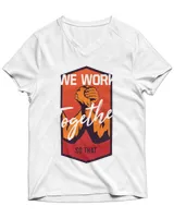 Unisex Jersey SS V-Neck T-Shirt