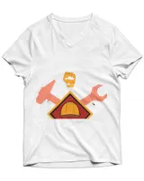 Unisex Jersey SS V-Neck T-Shirt
