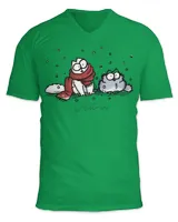 Unisex Jersey SS V-Neck T-Shirt
