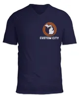 Unisex Jersey SS V-Neck T-Shirt