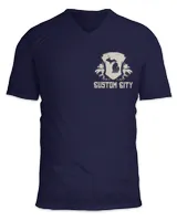 Unisex Jersey SS V-Neck T-Shirt