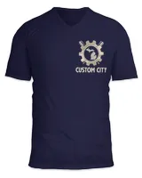 Unisex Jersey SS V-Neck T-Shirt