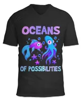 Unisex Jersey SS V-Neck T-Shirt