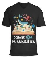 Unisex Jersey SS V-Neck T-Shirt