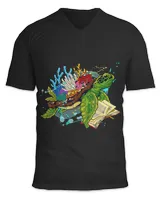 Unisex Jersey SS V-Neck T-Shirt