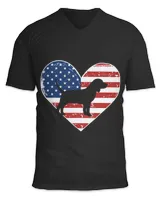 Unisex Jersey SS V-Neck T-Shirt
