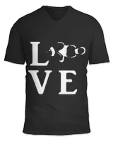 Unisex Jersey SS V-Neck T-Shirt