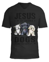 Unisex Jersey SS V-Neck T-Shirt