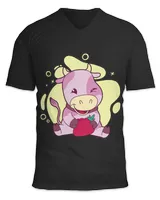 Unisex Jersey SS V-Neck T-Shirt