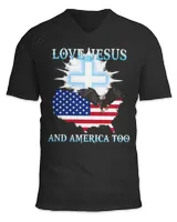 Unisex Jersey SS V-Neck T-Shirt