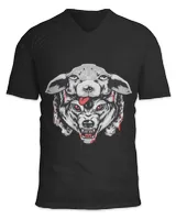 Unisex Jersey SS V-Neck T-Shirt
