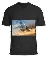 Unisex Jersey SS V-Neck T-Shirt