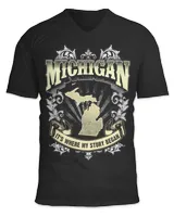 Unisex Jersey SS V-Neck T-Shirt
