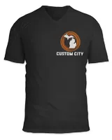 Unisex Jersey SS V-Neck T-Shirt