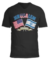 Unisex Jersey SS V-Neck T-Shirt