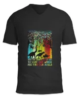 Unisex Jersey SS V-Neck T-Shirt