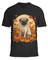 Pumpkin Pug Dog Halloween Thanksgiving