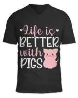 Unisex Jersey SS V-Neck T-Shirt