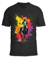 Unisex Jersey SS V-Neck T-Shirt