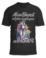 Unisex Jersey SS V-Neck T-Shirt