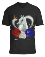Unisex Jersey SS V-Neck T-Shirt