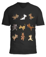 Unisex Jersey SS V-Neck T-Shirt