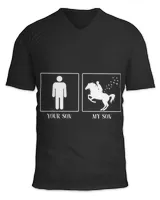Unisex Jersey SS V-Neck T-Shirt