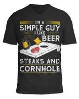 Unisex Jersey SS V-Neck T-Shirt