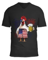 Unisex Jersey SS V-Neck T-Shirt