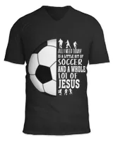 Unisex Jersey SS V-Neck T-Shirt