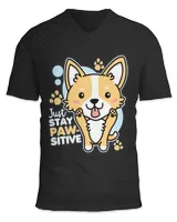 Unisex Jersey SS V-Neck T-Shirt