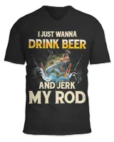 Unisex Jersey SS V-Neck T-Shirt