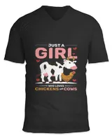 Unisex Jersey SS V-Neck T-Shirt