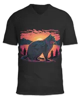 Unisex Jersey SS V-Neck T-Shirt