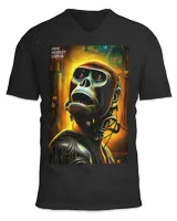 Unisex Jersey SS V-Neck T-Shirt