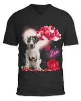 Unisex Jersey SS V-Neck T-Shirt