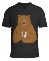 Unisex Jersey SS V-Neck T-Shirt