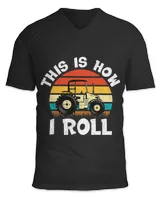 Unisex Jersey SS V-Neck T-Shirt