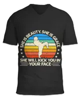 Unisex Jersey SS V-Neck T-Shirt
