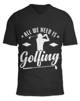 Unisex Jersey SS V-Neck T-Shirt