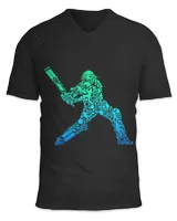 Unisex Jersey SS V-Neck T-Shirt