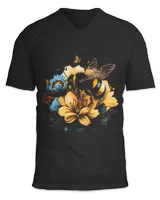 Unisex Jersey SS V-Neck T-Shirt
